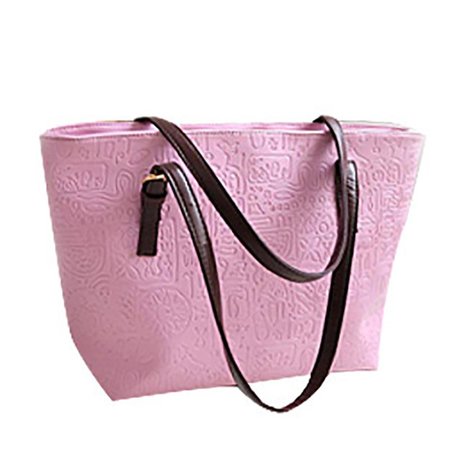 Women Embossed Pattern High Capacity Casual Zipper Handbag Shoulder Bag, Pink, Tote Bags
Women Embossed Pattern High Capacity Casual Zipper Handbag Shoulder Bag, Pink, Tote Bags