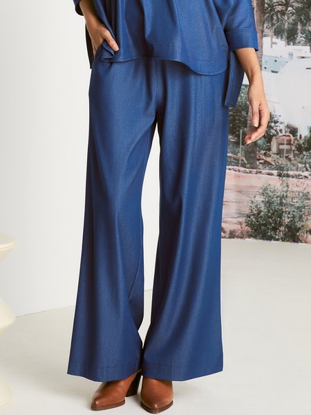 Faux Denim Regular Fit Urban Jeans, Blue, Jeans