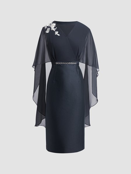 Regular Fit Casual V Neck Plain Two-Piece Set, Dark blue, 2-Piece Dresses
Regular Fit Casual V Neck Plain Two-Piece Set, Dark blue, 2-Piece Dresses
