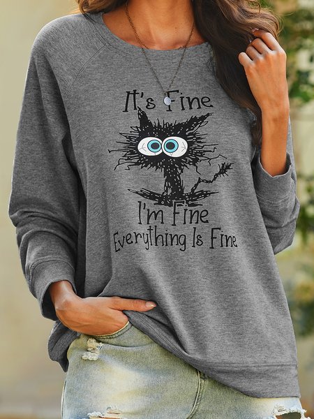 Animal Crew Neck Women Sweatershirt, Gray, Shirts & Blouses
Animal Crew Neck Women Sweatershirt, Gray, Shirts & Blouses