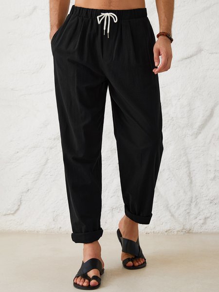 Cotton And linen Style American Casual Basic Wild linen Trousers, As picture, Men's pants
Cotton And linen Style American Casual Basic Wild linen Trousers, As picture, Men's pants
