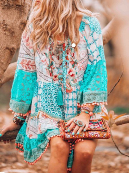 V Neck Light Blue Women Summer Weaving Dress Daily Boho Cotton-Blend Weaving Dress, Summer Dresses
V Neck Light Blue Women Summer Weaving Dress Daily Boho Cotton-Blend Weaving Dress, Summer Dresses
