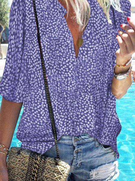 Casual Half Sleeve Floral Printed Plus Size Blouse, Purple, Shirts & Blouses
Casual Half Sleeve Floral Printed Plus Size Blouse, Purple, Shirts & Blouses