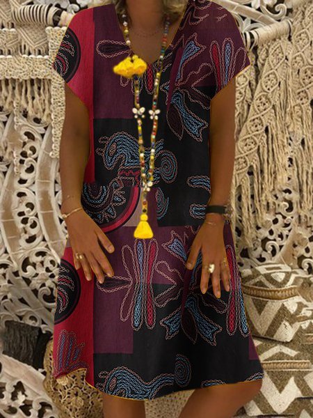 V Neck Women Weaving Dress Shift Daily Vintage Weaving Dress, Purple, Boho dresses
V Neck Women Weaving Dress Shift Daily Vintage Weaving Dress, Purple, Boho dresses