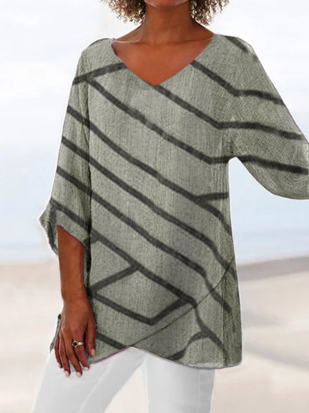 zolucky Holiday Printed Stripes Holiday 3/4 Sleeve Paneled Tops, Gray, Blouses & Shirts
zolucky Holiday Printed Stripes Holiday 3/4 Sleeve Paneled Tops, Gray, Blouses & Shirts