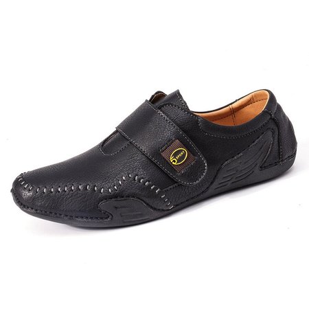 Men Hand Stitching Leather Hook Loop Soft Casual Driving Shoes, Black, Men's flat & loafers
Men Hand Stitching Leather Hook Loop Soft Casual Driving Shoes, Black, Men's flat & loafers