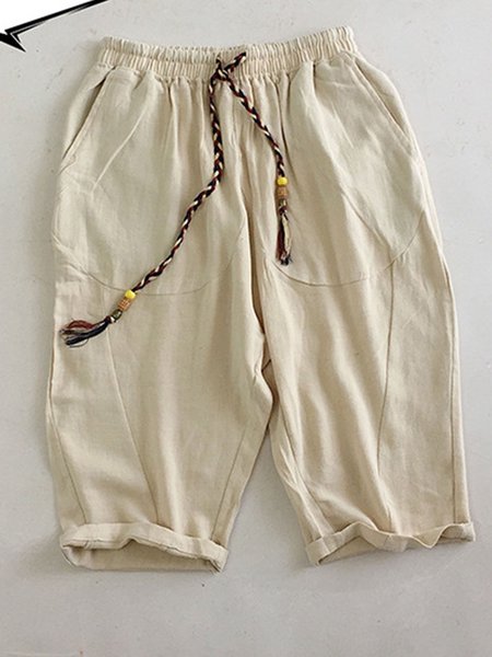 Pantaloni Casuale, Bianco, Pants