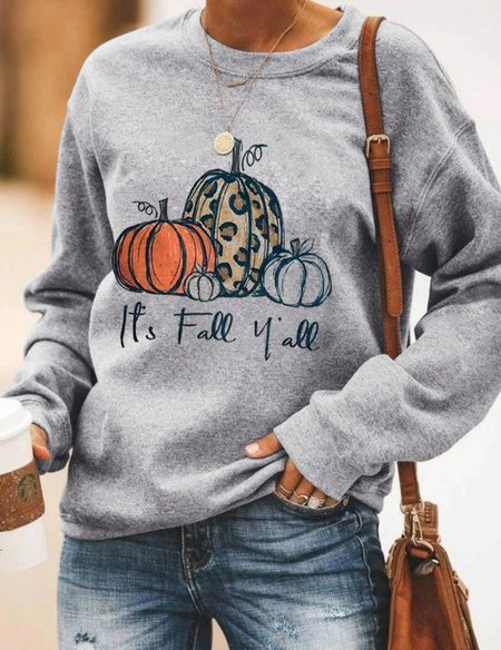 It’s Fall Y’all Leopard Pumpkin Sweatshirt Crew Neck Long Sleeve Top, Gray, Hoodies&Sweatshirts
It’s Fall Y’all Leopard Pumpkin Sweatshirt Crew Neck Long Sleeve Top, Gray, Hoodies&Sweatshirts