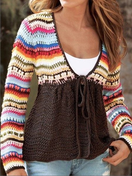 Women's Long Sleeve Casual V Neck Shirt & Top, Yellow, Sweaters 
Women's Long Sleeve Casual V Neck Shirt & Top, Yellow, Sweaters