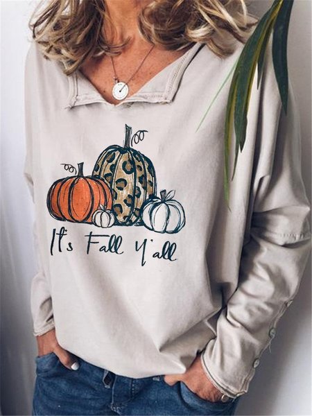 It’s Fall Y’all Leopard Pumpkin Solid Color Loose V Neck Sweatshirt, Apricot, Hoodies&Sweatshirts
It’s Fall Y’all Leopard Pumpkin Solid Color Loose V Neck Sweatshirt, Apricot, Hoodies&Sweatshirts