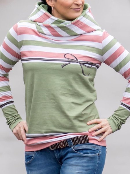 Green Shift Casual Hoodie Sweatshirts, Sweatshirts & Hoodies