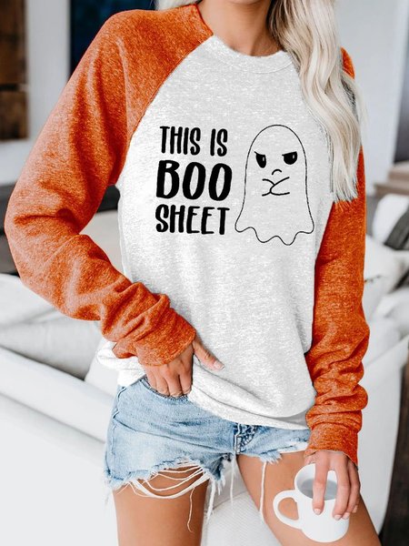 This is Boo Sheet Sweatshirt, White, Hoodies&Sweatshirts