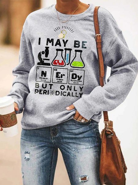 I May Be Nerdy But Only Periodically Sweater. Science Humor Sweater. Chemistry Sweater Women/Men Unisex Sweater, Gray, Hoodies&Sweatshirts
I May Be Nerdy But Only Periodically Sweater. Science Humor Sweater. Chemistry Sweater Women/Men Unisex Sweater, Gray, Hoodies&Sweatshirts