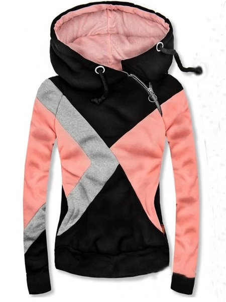 Pink Long Sleeve Cotton-Blend Patchwork Color-Block Sweatshirt, Hoodies&Sweatshirts
Pink Long Sleeve Cotton-Blend Patchwork Color-Block Sweatshirt, Hoodies&Sweatshirts