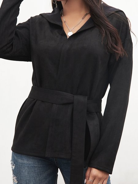 Nero Panelled Casuale Maniche Lunghe Felpa con cappuccio Giubbotto, Coats & Jackets
Nero Panelled Casuale Maniche Lunghe Felpa con cappuccio Giubbotto, Coats & Jackets