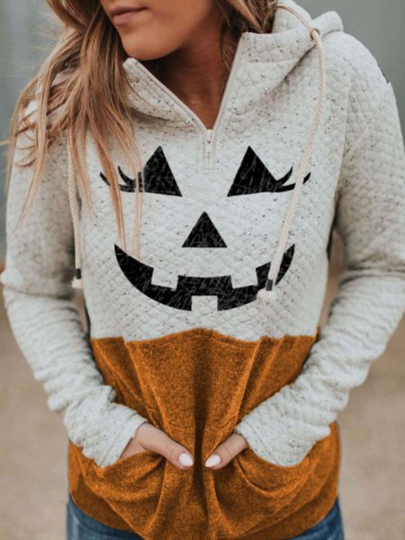 Cotton-Blend Casual T-shirt, As picture, Tops