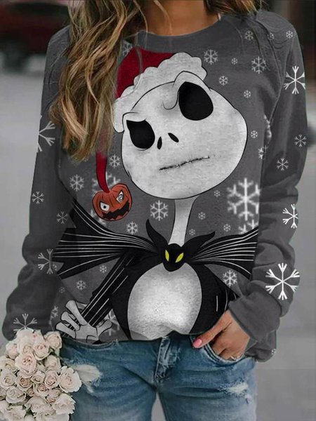 Long Sleeve Casual Shirts & Tops, Gray, Hoodies & Sweatshirts