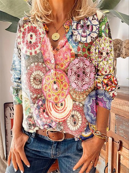 Long Sleeve Floral Floral-Print Statement Shirts & Tops, Multicolor, Blouses & Shirts
Long Sleeve Floral Floral-Print Statement Shirts & Tops, Multicolor, Blouses & Shirts