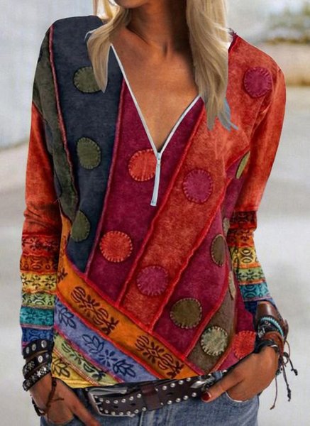 Top Nuovo Donna Moda Vacanza Dritto Casuale, Rosso, T-Shirts