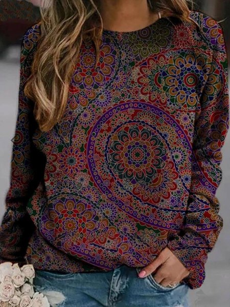Top Girocollo Casuale Maniche Lunghe Floreale, Multicolore, Hoodies & Sweatshirts
Top Girocollo Casuale Maniche Lunghe Floreale, Multicolore, Hoodies & Sweatshirts