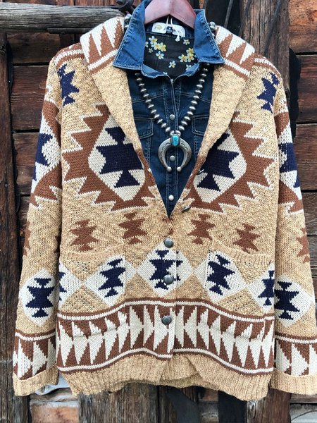 Casual plus size ethnic style Tribal Casual Long Sleeve Fleece Coat, Beige, Coats
Casual plus size ethnic style Tribal Casual Long Sleeve Fleece Coat, Beige, Coats