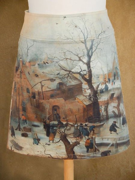 Casual A-Line Skirts, As picture, Bottoms