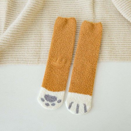 Cat paw footprint striped polka dot sleep socks Polka Dots Women Socks, Yellow, Socks
Cat paw footprint striped polka dot sleep socks Polka Dots Women Socks, Yellow, Socks