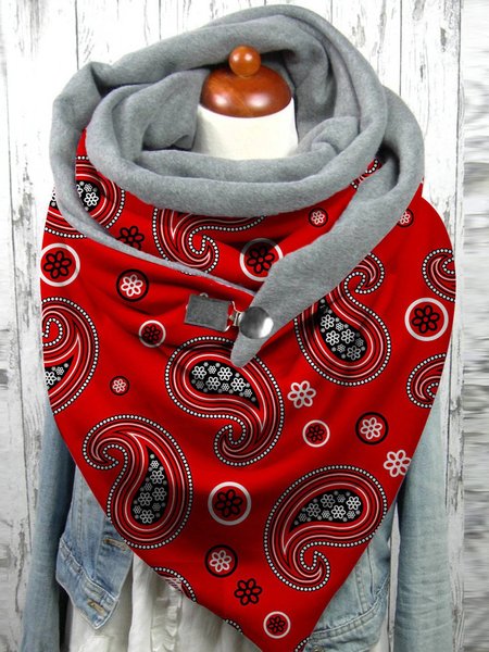 Christmas Scarf, Red, Women Scarves & Shawls