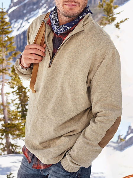 Casual Stand Collar Long Sleeve Sweatshirts & Hoodies, Khaki, Men's Sweatshirts & Hoodies
Casual Stand Collar Long Sleeve Sweatshirts & Hoodies, Khaki, Men's Sweatshirts & Hoodies