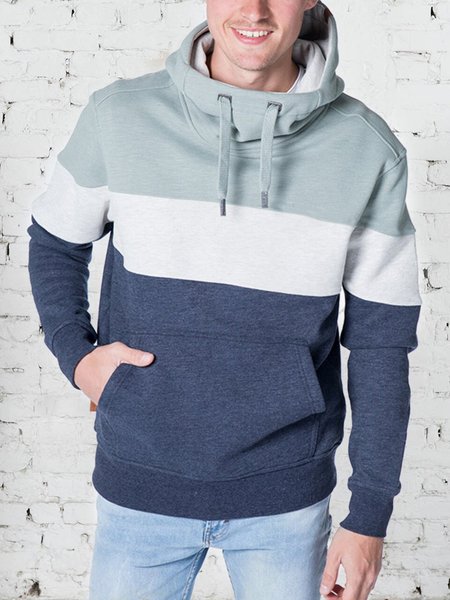 Felpa Autunno E Inverno Casuale Gli Sport Superiore Dolcevita Colore-block, Blu intenso, Men's Top
Felpa Autunno E Inverno Casuale Gli Sport Superiore Dolcevita Colore-block, Blu intenso, Men's Top