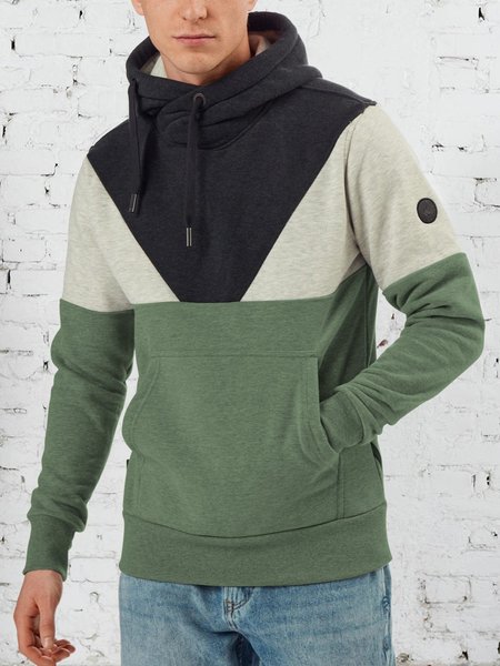 Felpa Autunno e Inverno Tempo Libero Colore Corrispondenza Gli Sport Tinta Unita Dolcevita Casuale, Verde militare, Men's Top
Felpa Autunno e Inverno Tempo Libero Colore Corrispondenza Gli Sport Tinta Unita Dolcevita Casuale, Verde militare, Men's Top