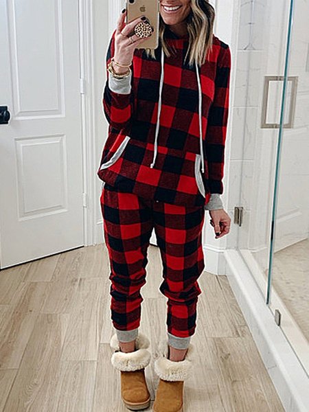 Vintage a quadri taglia grande Maniche Lunghe Felpa con cappuccio Casuale Suits, Rosso, Jumpsuits
Vintage a quadri taglia grande Maniche Lunghe Felpa con cappuccio Casuale Suits, Rosso, Jumpsuits