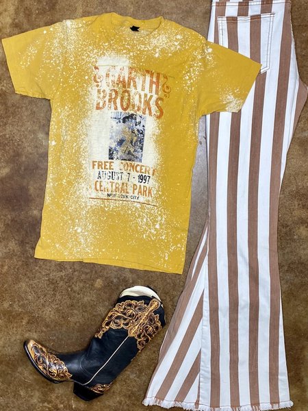 Short Sleeve Casual Shirts & Tops, Yellow, Winter Clearance