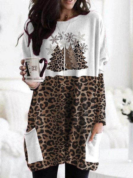 Ladies Christmas Tree Snowflake Print Sweatshirt, Leopard, Hoodies & Sweatshirts
Ladies Christmas Tree Snowflake Print Sweatshirt, Leopard, Hoodies & Sweatshirts
