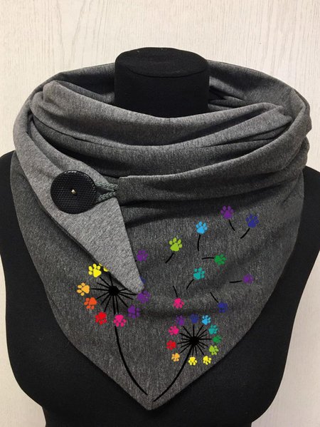Scarves & Shawls, Dark gray, Women Scarves & Shawls