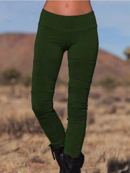 Simple & Basic Pants, Green, Pants