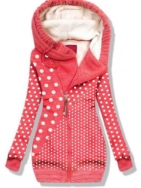Autumn and winter casual long sweater Polka Dots Turtleneck Casual Shift Fleece Coat, Orange red, Coats
Autumn and winter casual long sweater Polka Dots Turtleneck Casual Shift Fleece Coat, Orange red, Coats