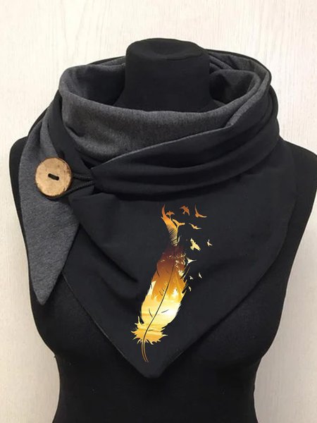 Scarf, Black, Scarves & Gloves