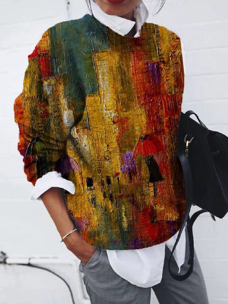 Camicie & Top Maniche Lunghe Stampato Geometrico, Multicolore, Blouses & Shirts
Camicie & Top Maniche Lunghe Stampato Geometrico, Multicolore, Blouses & Shirts