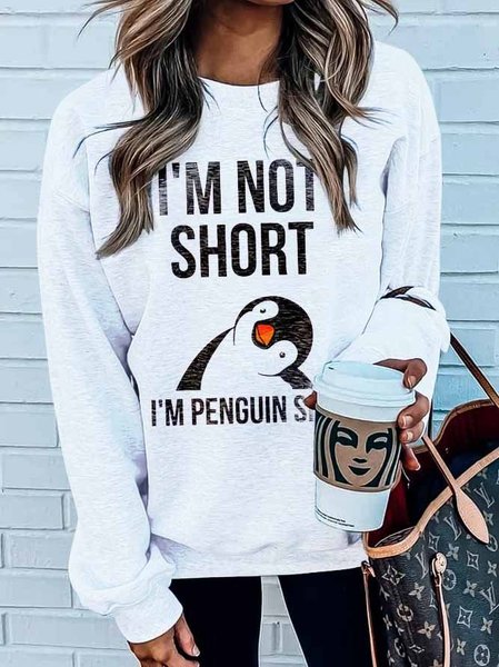 I'm NoT Short I'm Penguin Size Women's Sweatshirt, White, Hoodies&Sweatshirts
I'm NoT Short I'm Penguin Size Women's Sweatshirt, White, Hoodies&Sweatshirts
