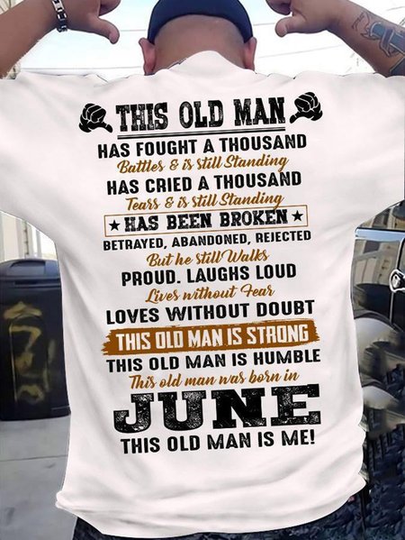 This Old Man Has Fought A Thousand Battles & Is Still Standing Has Been Broken T-shirt, White, T-shirts
This Old Man Has Fought A Thousand Battles & Is Still Standing Has Been Broken T-shirt, White, T-shirts