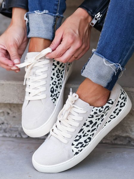 All Season Leather Sneakers, White, Sneakers