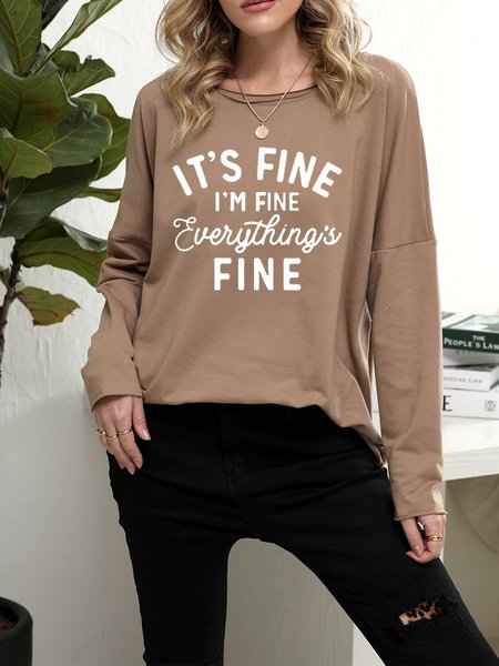 It 'S Fine, I'M Fine,Everything is Fine Women's Sweatshirt, Khaki, Hoodies&Sweatshirts
It 'S Fine, I'M Fine,Everything is Fine Women's Sweatshirt, Khaki, Hoodies&Sweatshirts