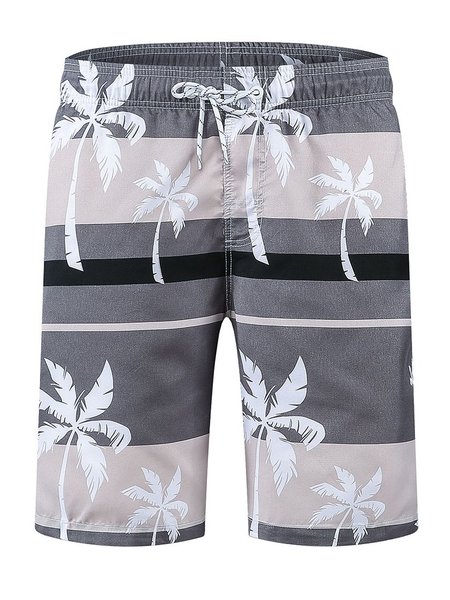 Abstract Pants, Gray, Men's shorts