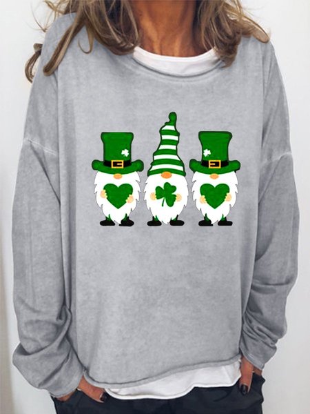 St Patrick Women's Sweatshirt, Grey, Hoodies&Sweatshirts