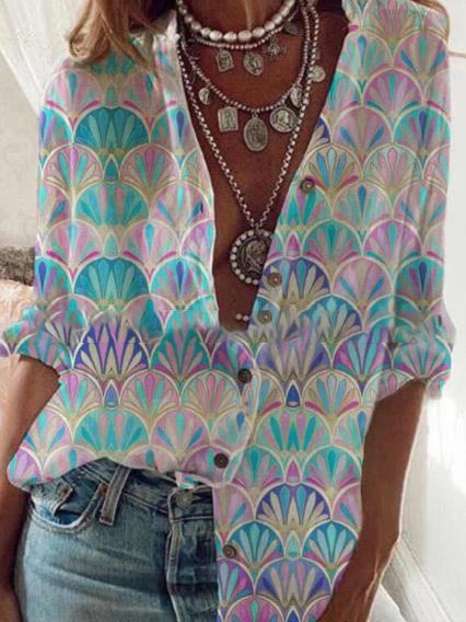Cotton-Blend Long Sleeve Floral-Print Holiday Shirts & Tops, Green, Blouses & Shirts
Cotton-Blend Long Sleeve Floral-Print Holiday Shirts & Tops, Green, Blouses & Shirts