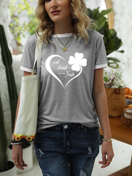 Eat Drink and Be Irish Shirt, Gray, T-shirts 
Eat Drink and Be Irish Shirt, Gray, T-shirts