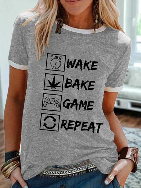 Weed And Gaming Women's T-shirt, Gray, T-shirts