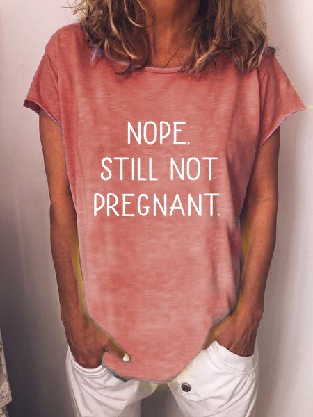 Nope Still Not Married Shirt, Red, T-shirts