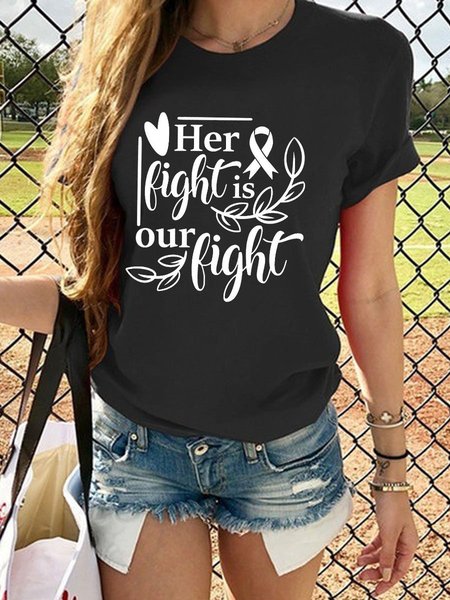Her Fight Is Our Fight Shirt, Black, T-shirts